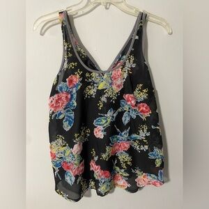 Weavers Floral Tank Top